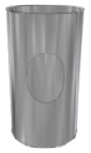RVS CLV Ø 180/280 mm Vloersteun