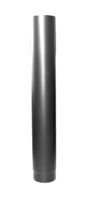 Zwart 2 mm Ø 150 mm pijp L = 1000 mm zonder verjonging