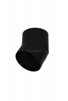 Kachelpijp Antraciet 2 mm Ø 150 mm Bocht 30°