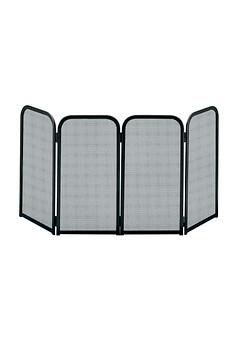 Vonkenscherm Zwart 125 / 484  Vier-delig