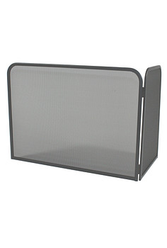 Vonkenscherm Antraciet 125 / 614 Rechterhoek