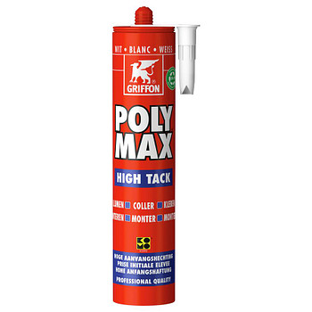 Griffon Poly Max® High Tack – montagelijm wit 425 g