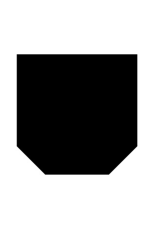 Vloerplaat Zwart Zeskant 80 x 80 cm 2 mm dik (Hier zit levertijd op)