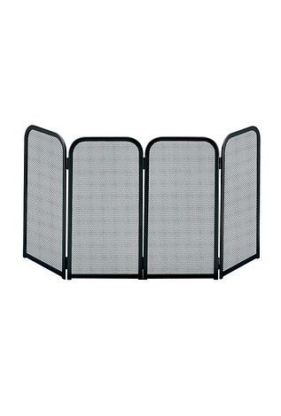 Vonkenscherm Zwart 125 / 484  Vier-delig