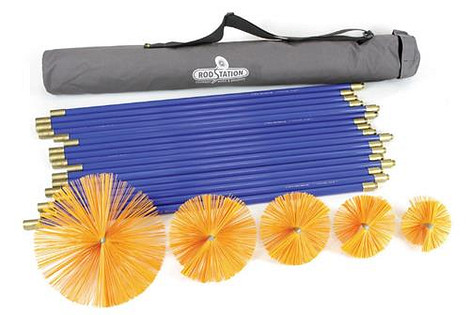 18m Star Stokset met 13, 15, 18, 20, 36cm borstel incl Rodstation tas