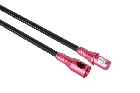 Power veegstok 1 meter Flexibel 10 mm roze