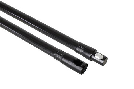 Power veegstok 1 meter Flexibel 18 mm zwart