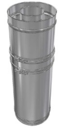 RVS CLV Ø 230/400 mm paspijp L =  720-1100 mm