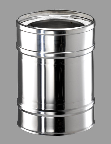 ICS 25 RVS Ø 80/130 mm Pijp L = 200 mm