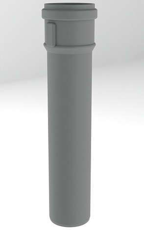 BH PP R.G. Grijs Ø 100 mm pijp L=250 mm