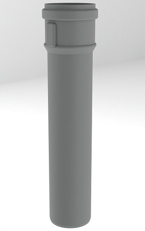 BH PP R.G. Grijs Ø 80 mm pijp L=1000 mm