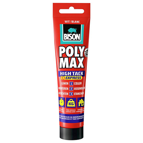 Bison Poly Max® High Tack Express – transparant 115 g