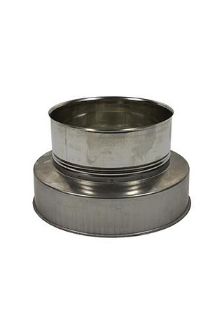 HT RVS DW 80/130 mm Bovenverloop EW/DW