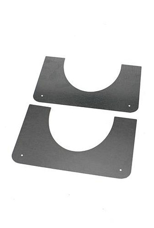 HT RVS DW 100/150 mm set Centreerplaten