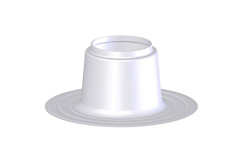 Anjo 3000 plakplaat enkelwandig  Ø 90 - 100 mm