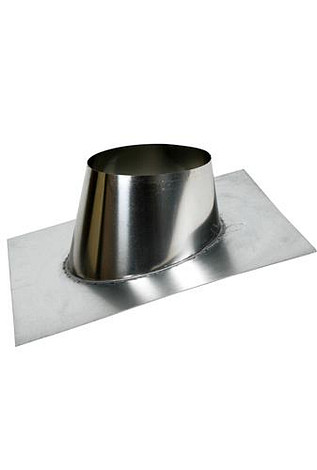 HT RVS DW 125/175 mm Dakplaat Hellend 5° - 25°