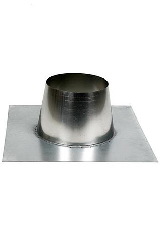 HT RVS DW 100/150 mm Dakplaat  platdak 0° - 10°