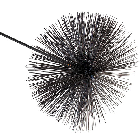 Veegborstel (EXTRA HARD) - 7” / 180 mm (ZWART)