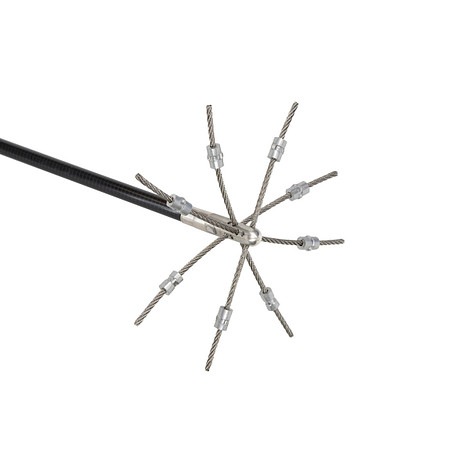 Power Veegkoppen Heavy Duty RVS Powerkabel Klein 30 cm