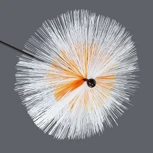 Power Borstel 200 - 355mm medium binnen/zachte buitenkant Eardley