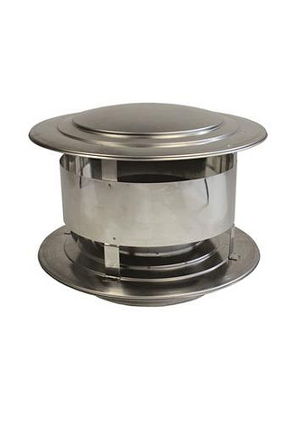 RVS Ø 150 mm trekkende kap