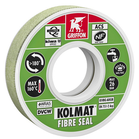 Griffon Afdichtingsband Kolmat Fibre Seal 12MM x 15M