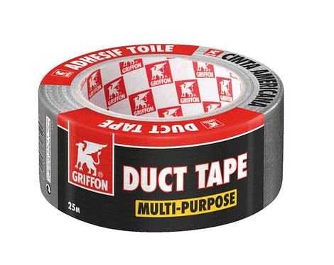Griffon Duct Tape MP Grijs 25M x 48MM