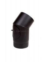 Antraciet 2 mm Ø 150 mm Bocht 45° met veegluik