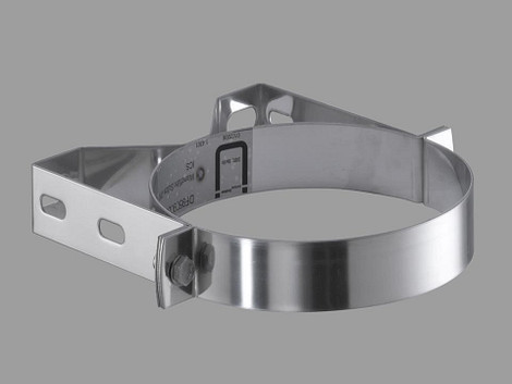 ICS 25 RVS Ø 200/250 mm muurbeugel vast