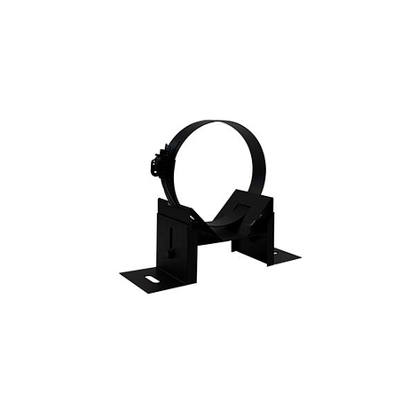 EW RVS zwart Ø 125 mm Muurbeugel