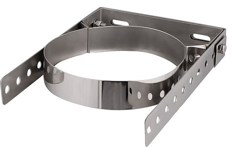 ICS 25 RVS Ø 200/250 mm Muurbeugel verstelbaar