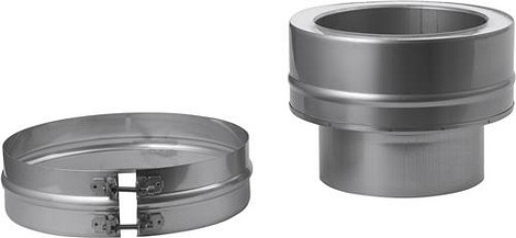 HT RVS DW 150/200 mm Onderverloop DW/EW EVO
