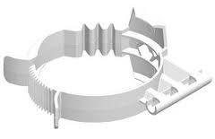 Rolux PP R.G. Wit Ø 80 mm beugel