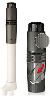 Rolux 5G HR DDV Ø 80/125 PP RG pijp