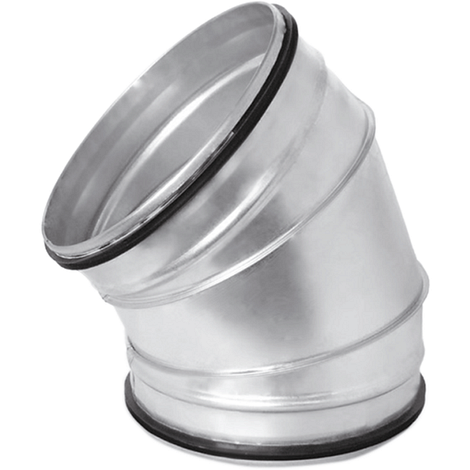 Spiralo gladde bocht 45° Ø 160 mm SAFE