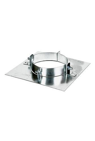 HT RVS DW 250/300 mm Verdiepingsteunplaat Gat maat 300 mm