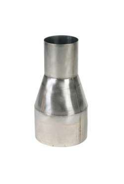 Blank RVS verloop Ø 80 - 130 mm