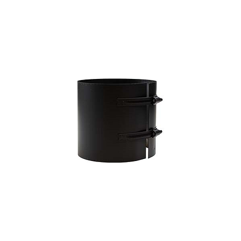 EW RVS zwart Ø 125 mm Klemband voor Paspijp