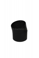 Kachelpijp Antraciet 2 mm Ø 150 mm Bocht 15°