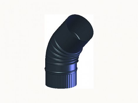 Blauw Gegloeid Ø 131 mm Bocht 45°